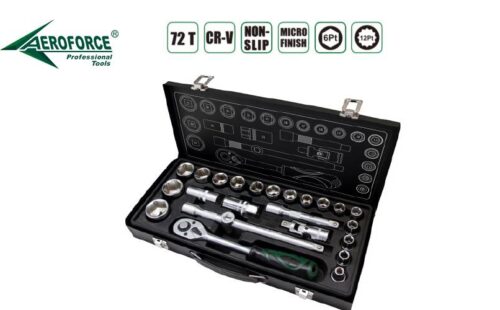 NO.:AE-T24-2         24PCS 1/2″ Dr. Socket Set