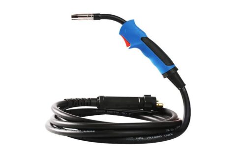 MIG Welding Torch Gun Inert Gas CO2 MB-15AK for MIG MAG Welder Binzel Type Flexible Head 16Ft 5M