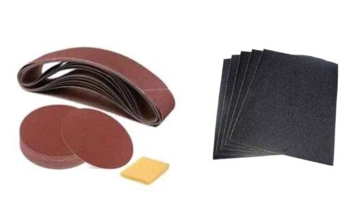 Sanding belt and paper